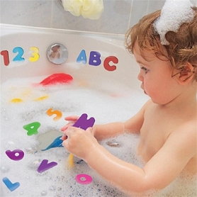 X36 Lettres et chiffres en mousse pour le bain