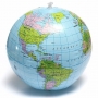 Ballon gonflable globe Planète Terre