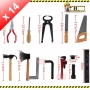 X14 Outils de bricolage enfant - Kit complet