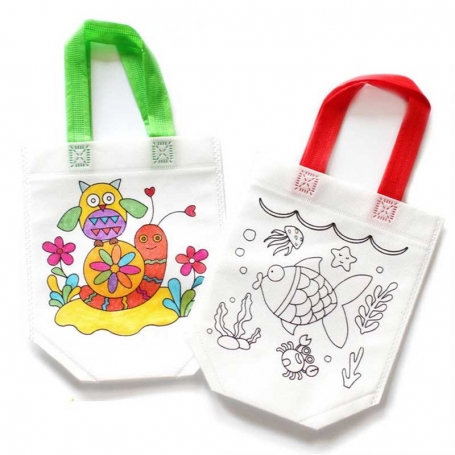 Sac à colorier DIY pour enfants