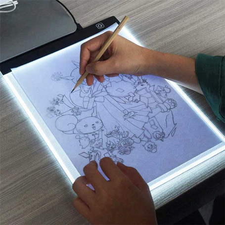 Tablette lumineuse A4 décalquer dessin