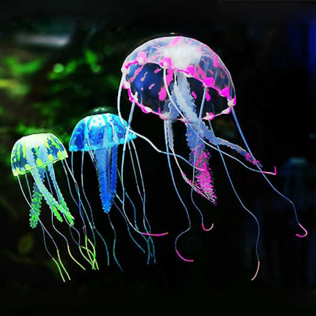 Méduse artificielle décoration aquarium