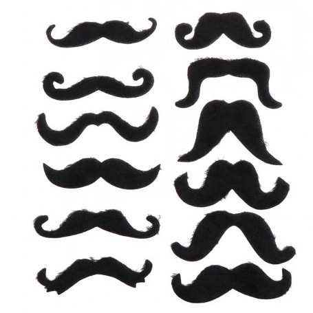 X12 Fausse moustache pour enfants