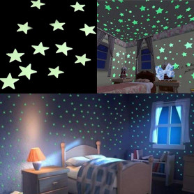 X50 Etoiles phosphorescente fluorescente Mur et plafond