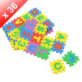 Puzzle lettre en mousse