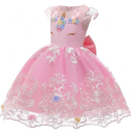 Robe princesse licorne sequins