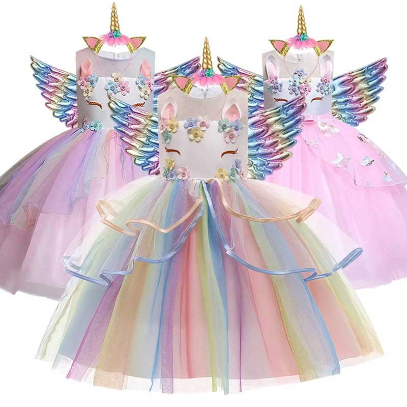 Robe Princesse Licorne pour fille