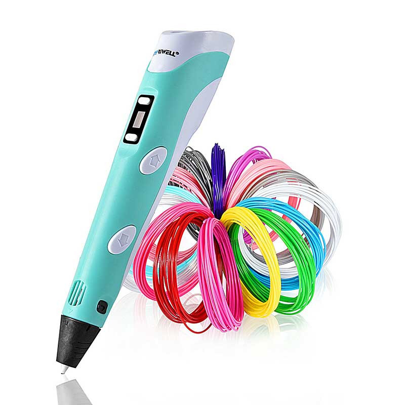 Stylo 3d stylo bricolage stylo imprimante 3d stylos de dessin stylo  d'impression 3d avec filament pla 100m