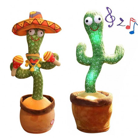 Cactus Qui Danse et Répète, Cactus Qui Parle Jouet Cactus avec