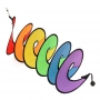 Spirale à suspendre multicolore Twister